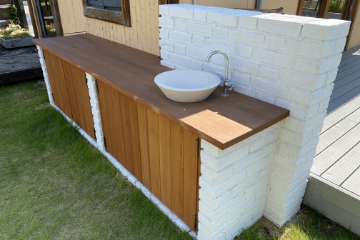 木製ガーデンシンク